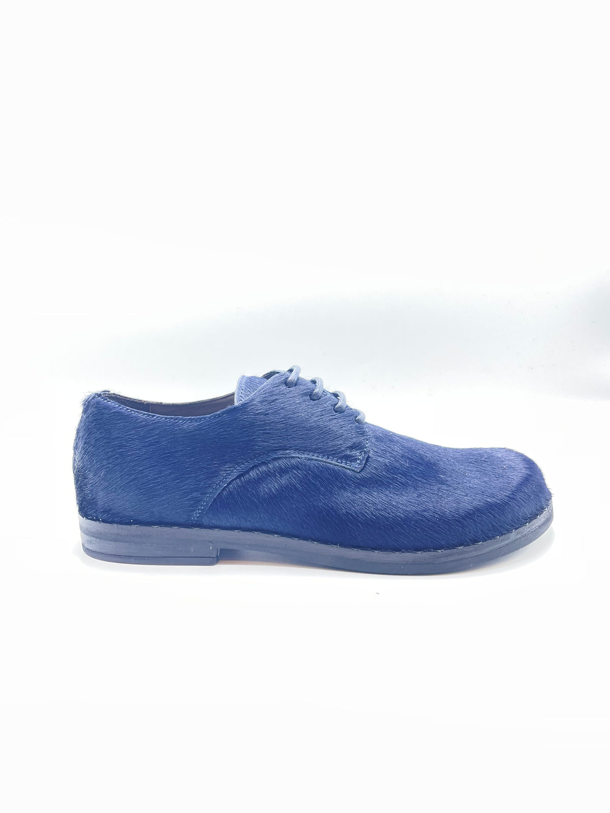 Scarpa Edimburgo in cavallino blu Argilla