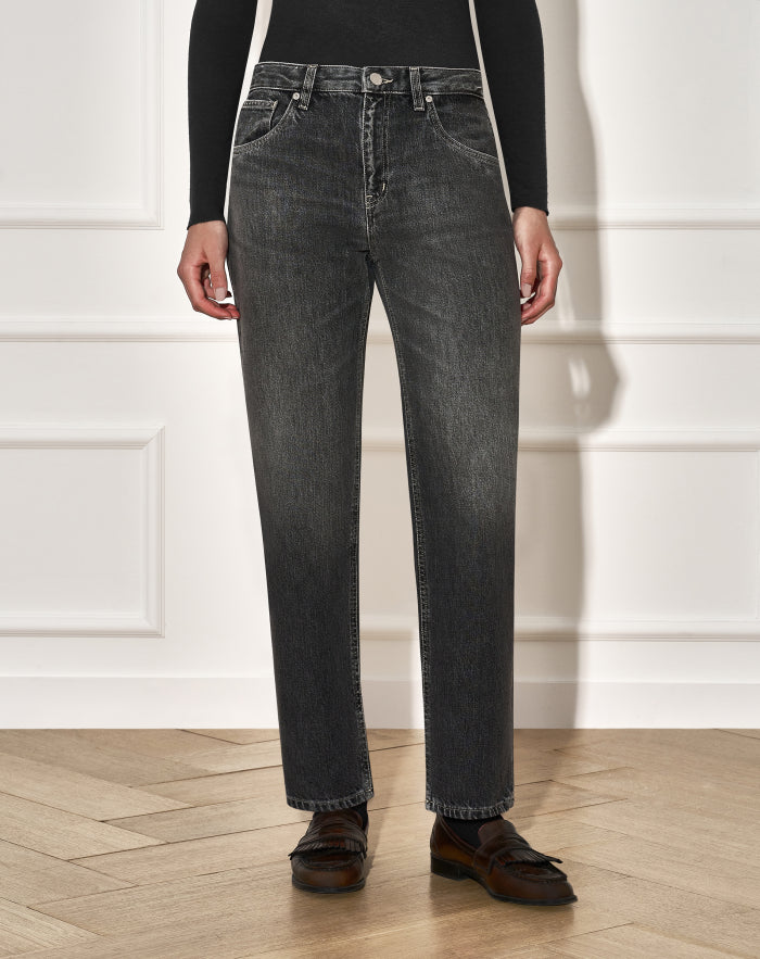 Jeans Pt Torino Mod. Tina in black denim