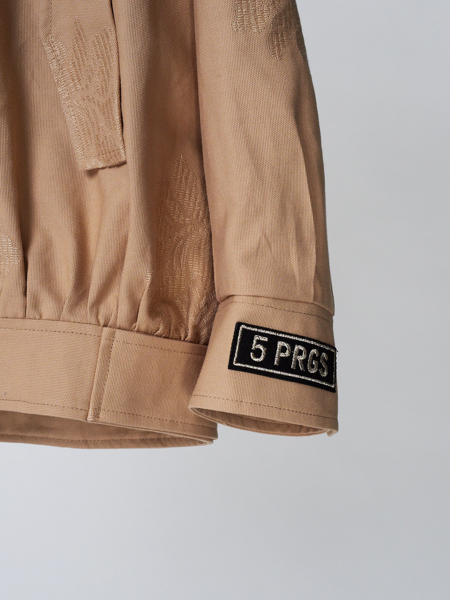 Bomber 5 Progress con ricami