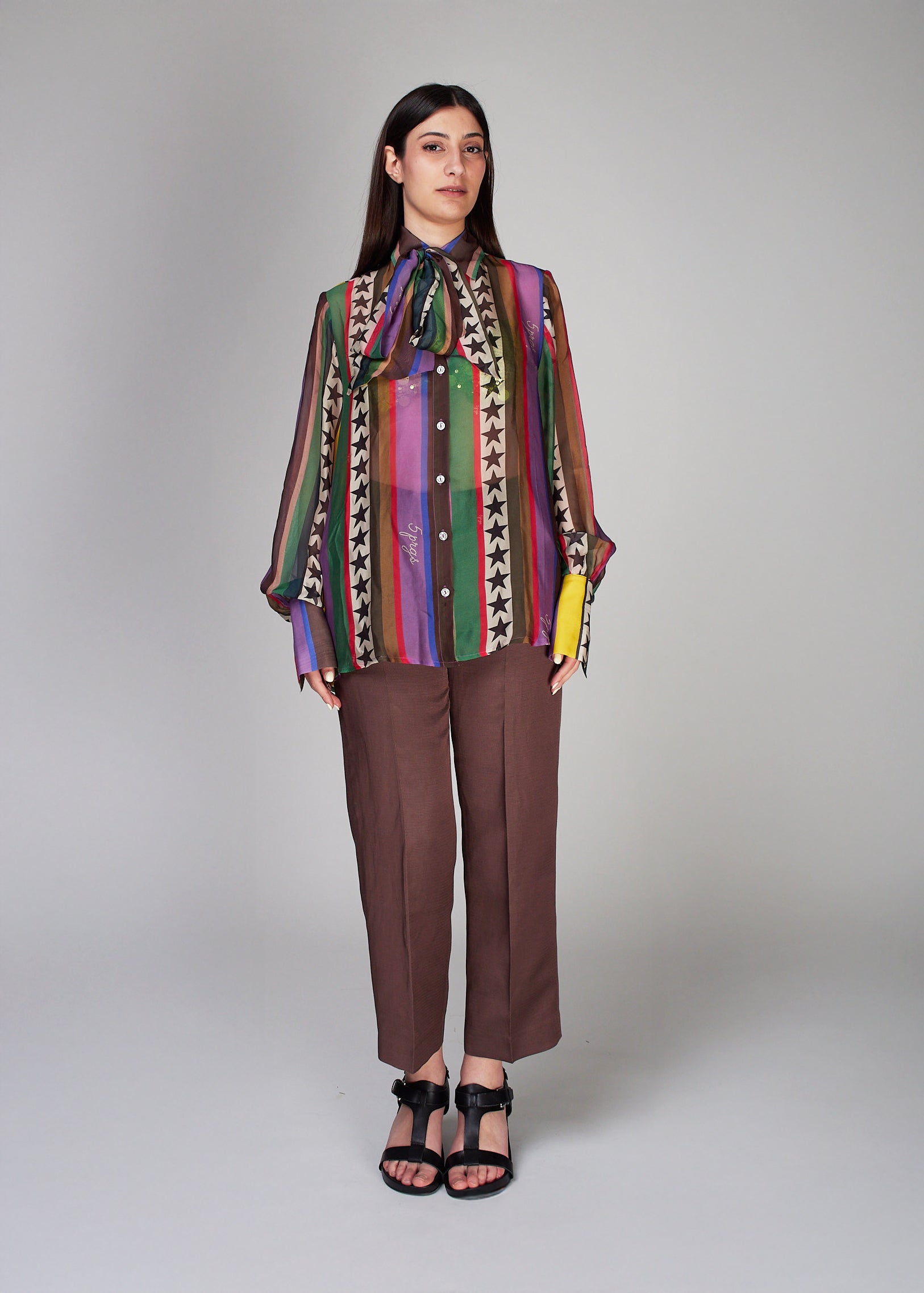 Camicia 5 Progress chiffon