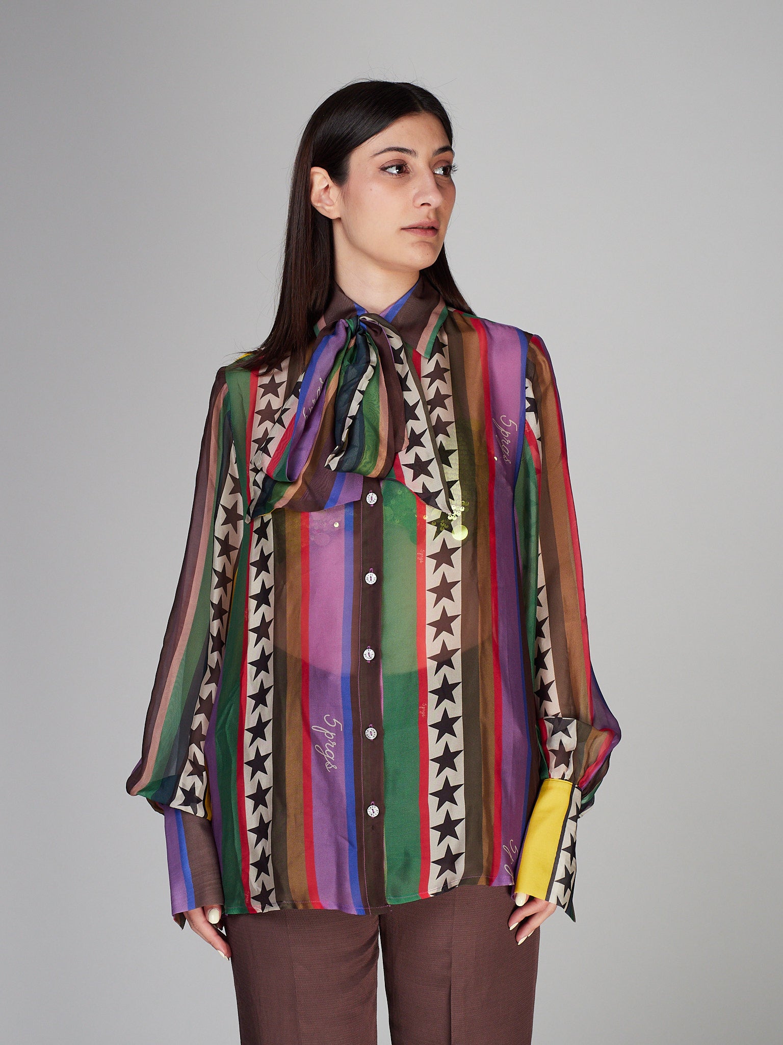 Camicia 5 Progress chiffon