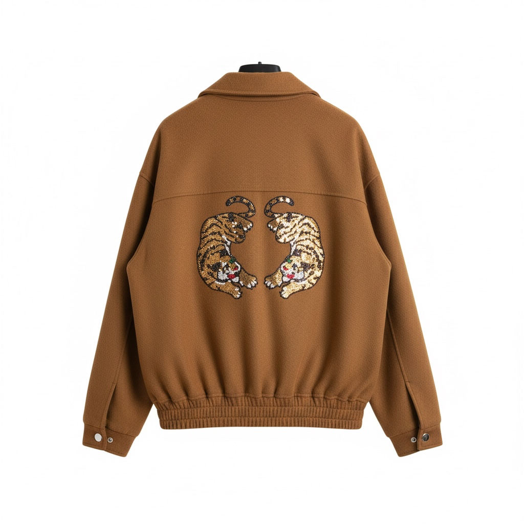 Bomber marrone 5 Progress