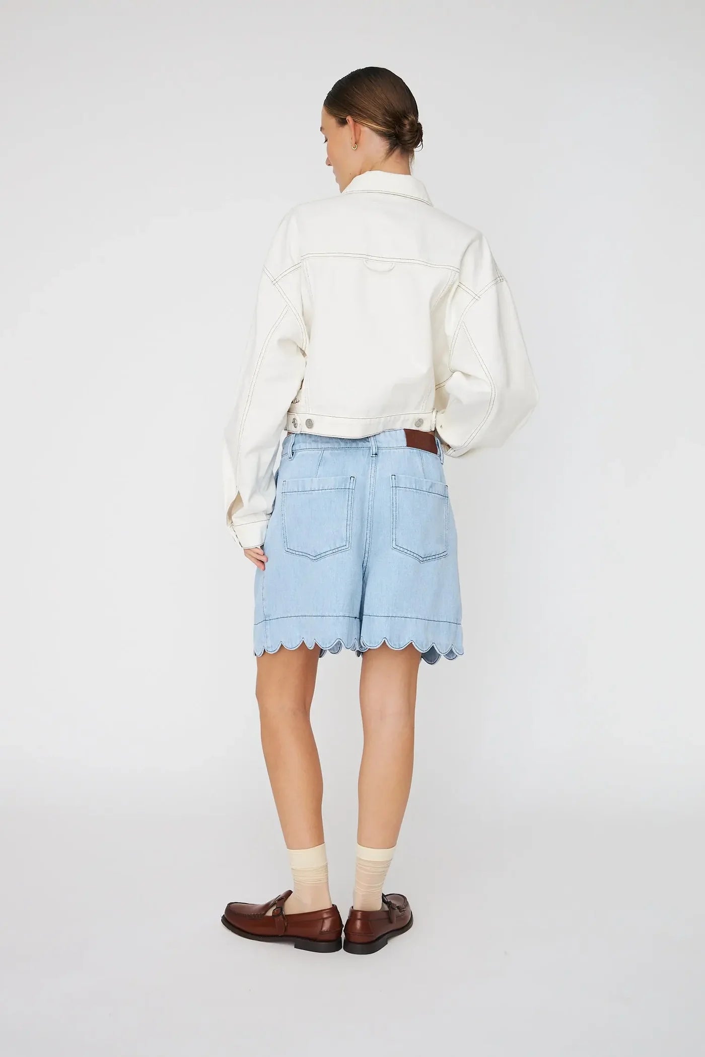 Bermuda StellaNova in denim morbido