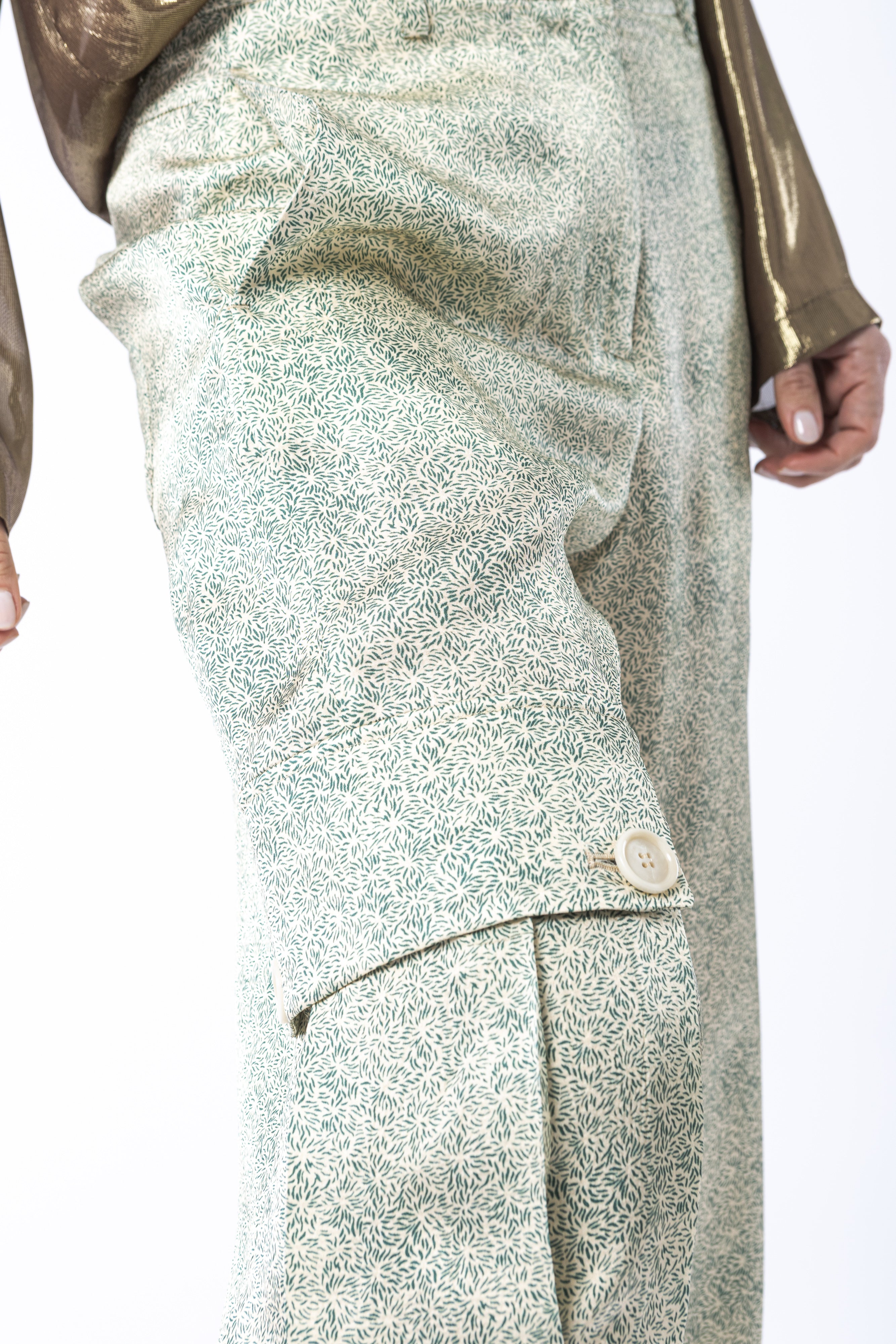 Pantaloni Giselle in viscosa stampata