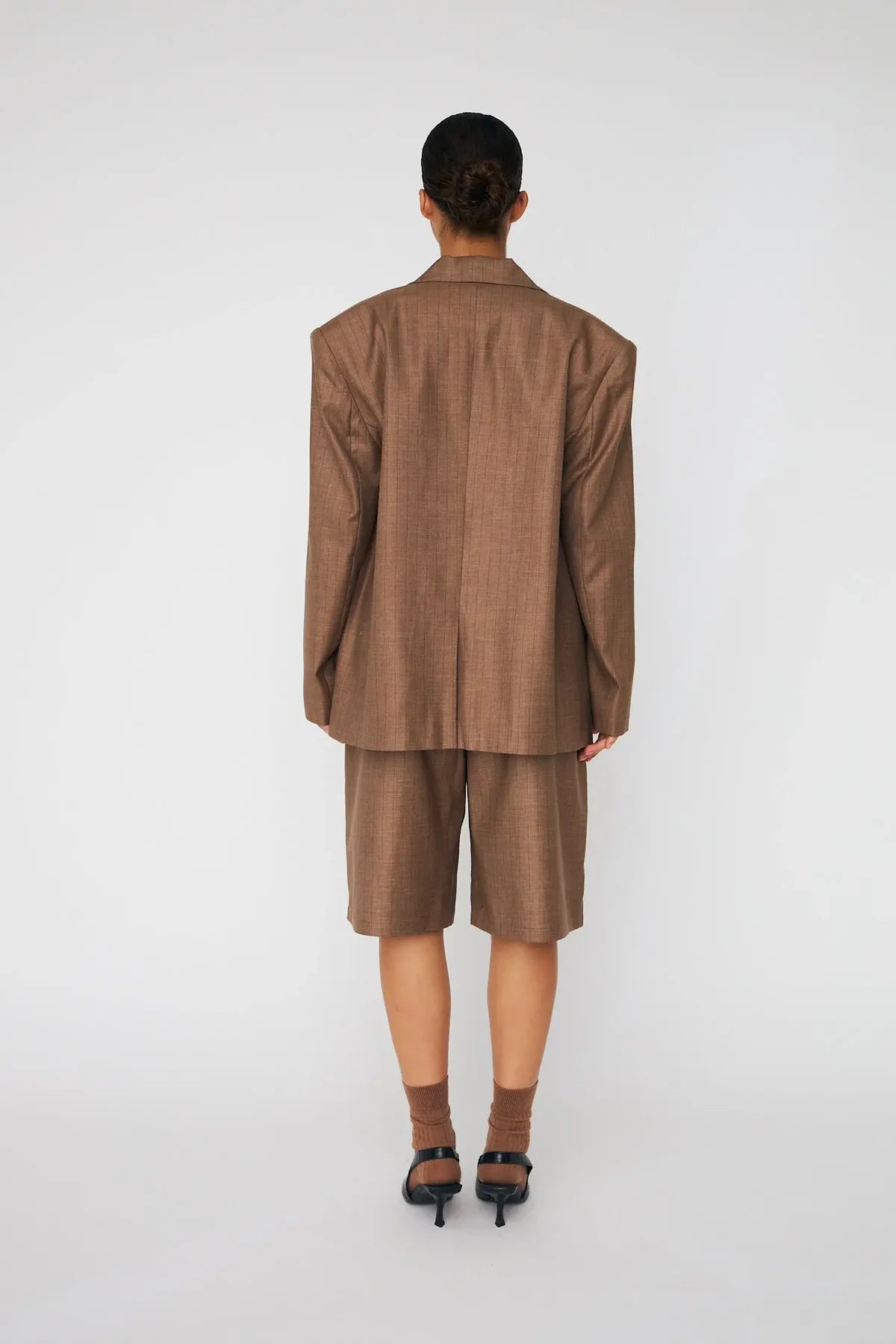 Blazer StellaNova brown stripes
