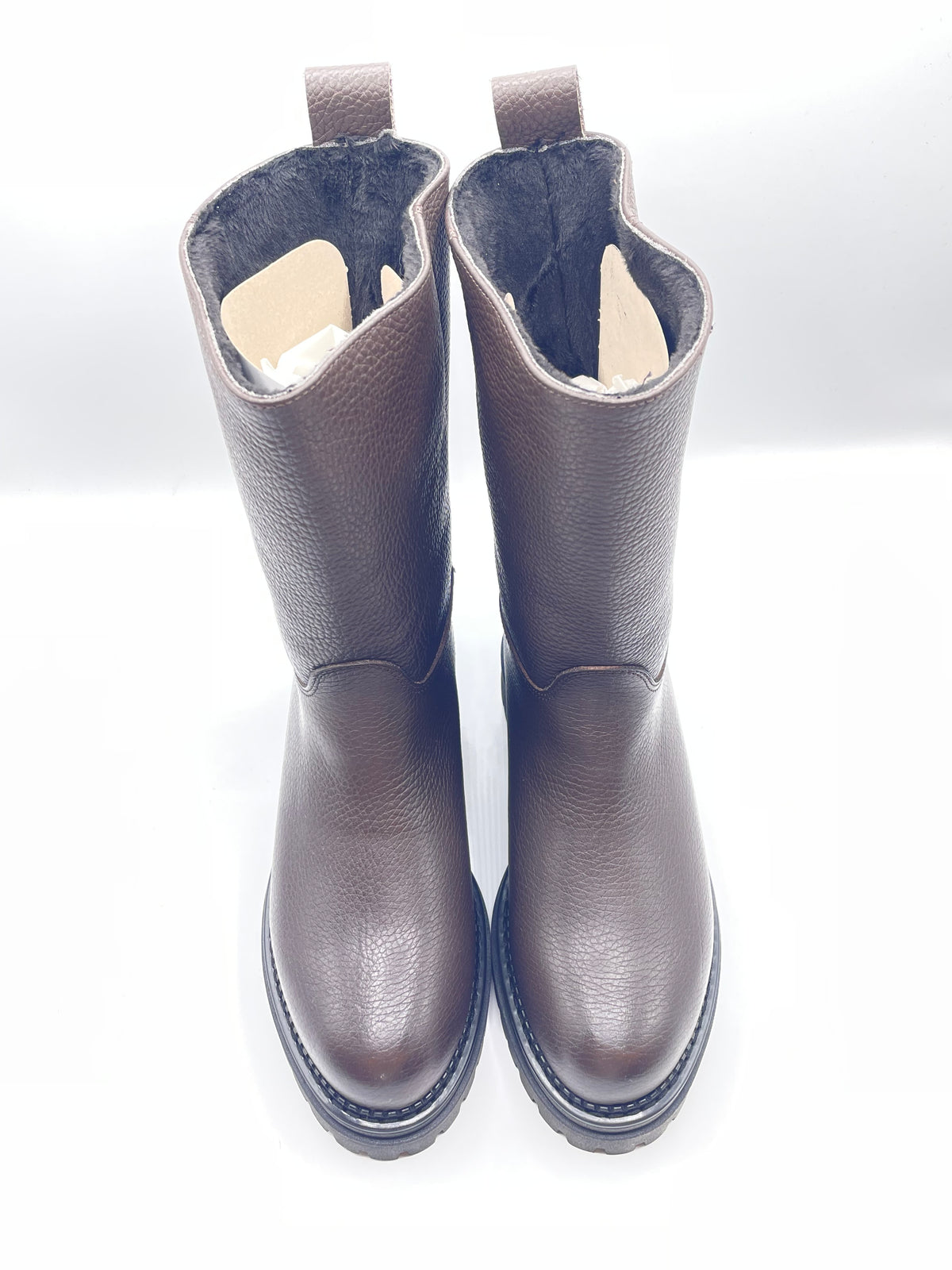 Biker Manchester in pelle Argilla
