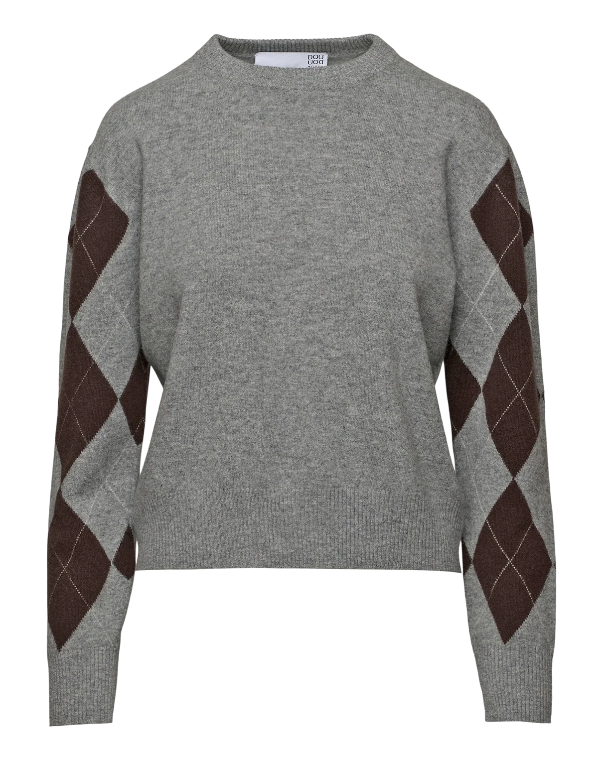 MAGLIA GIROCOLLO CON INTARSIO ARGYLE