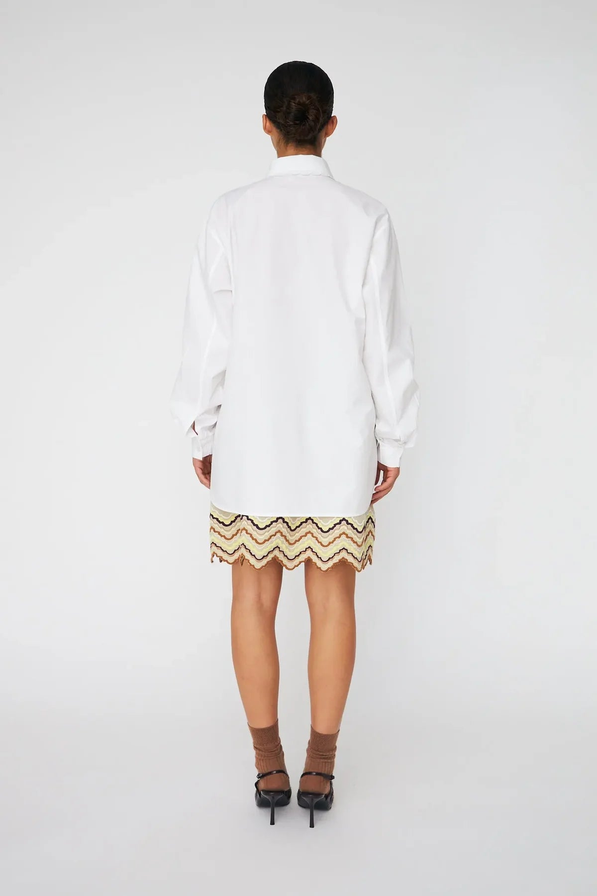 Camicia StellaNova in popeline con ricami