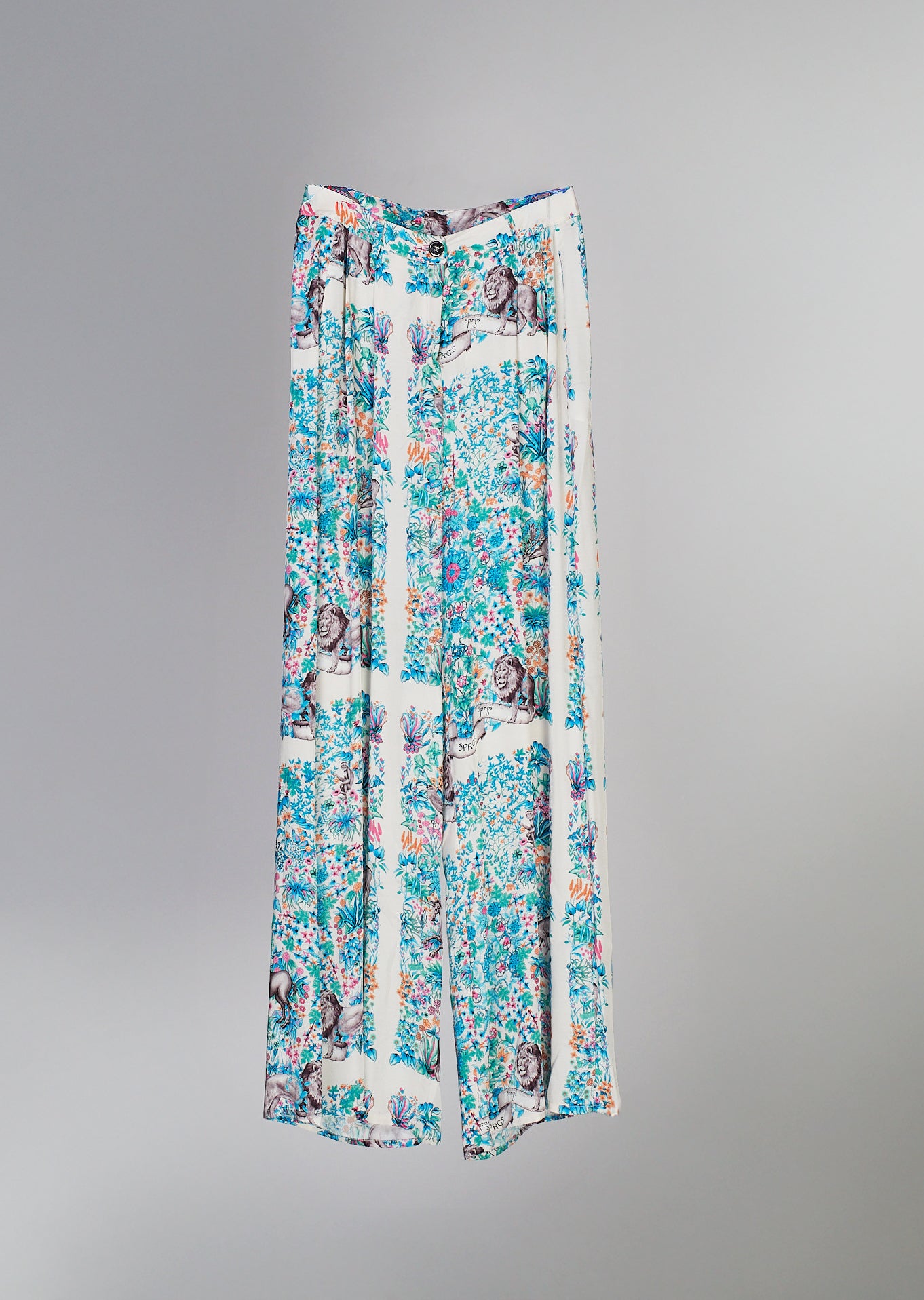 Pantalone 5 Progress botanic garden white
