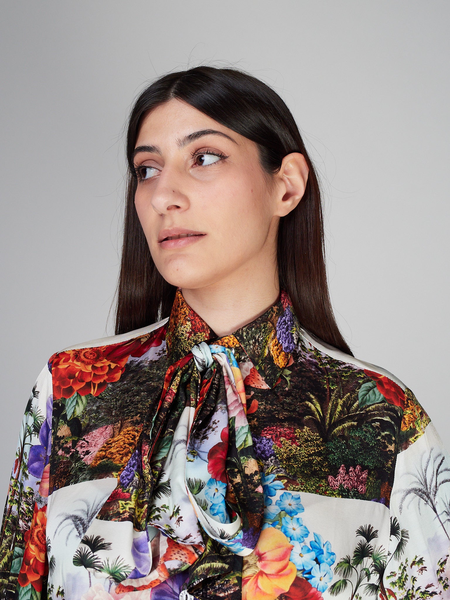 Camicia 5 Progress fantasia floreale