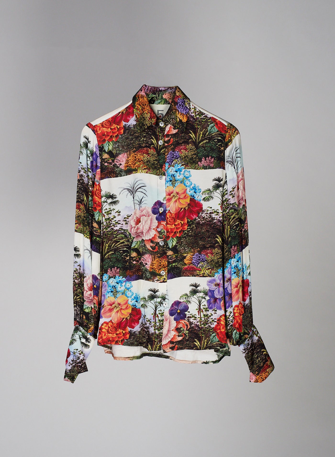 Camicia 5 Progress fantasia floreale