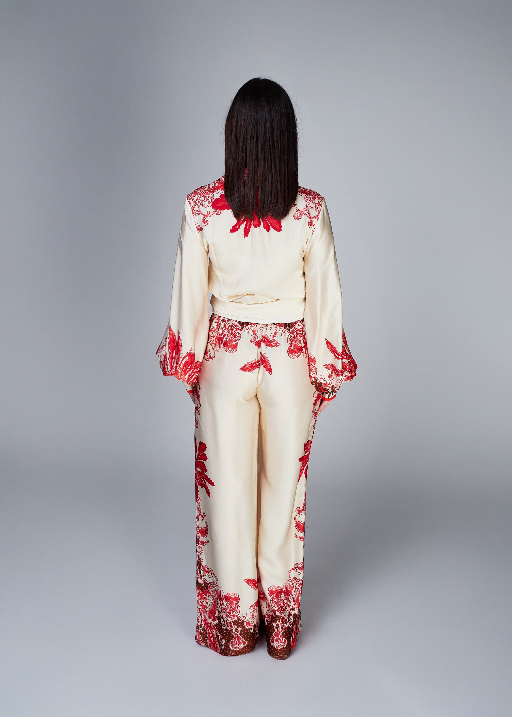 Pantalone Dahlo fantasia floreale