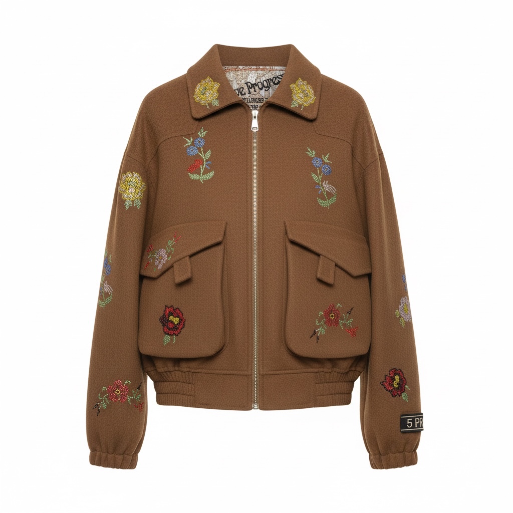 Bomber marrone 5 Progress
