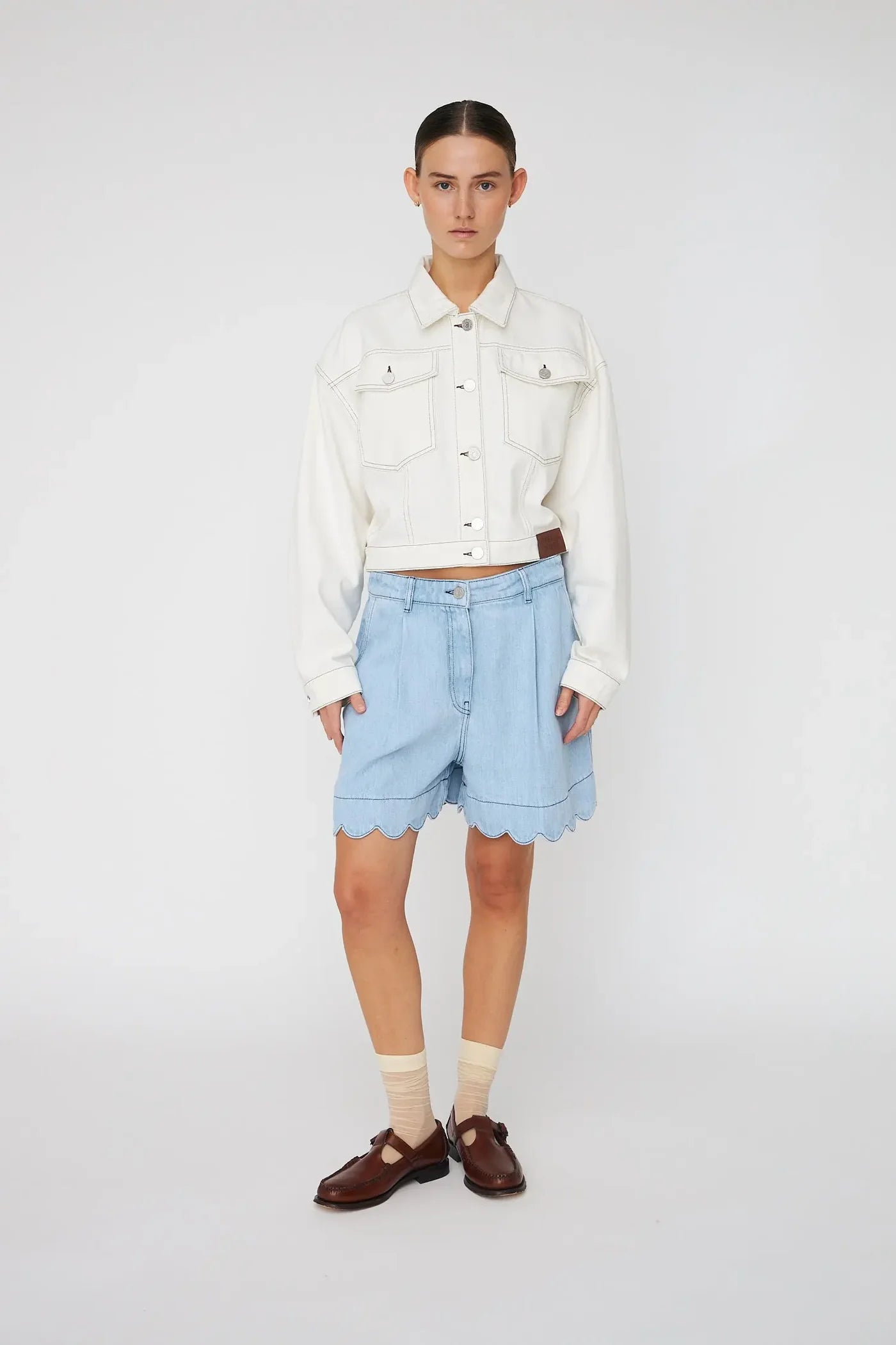 Bermuda StellaNova in denim morbido