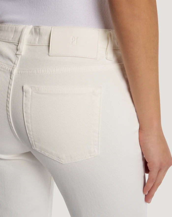 Jeans Kim in bull stretch bianco PT Torino