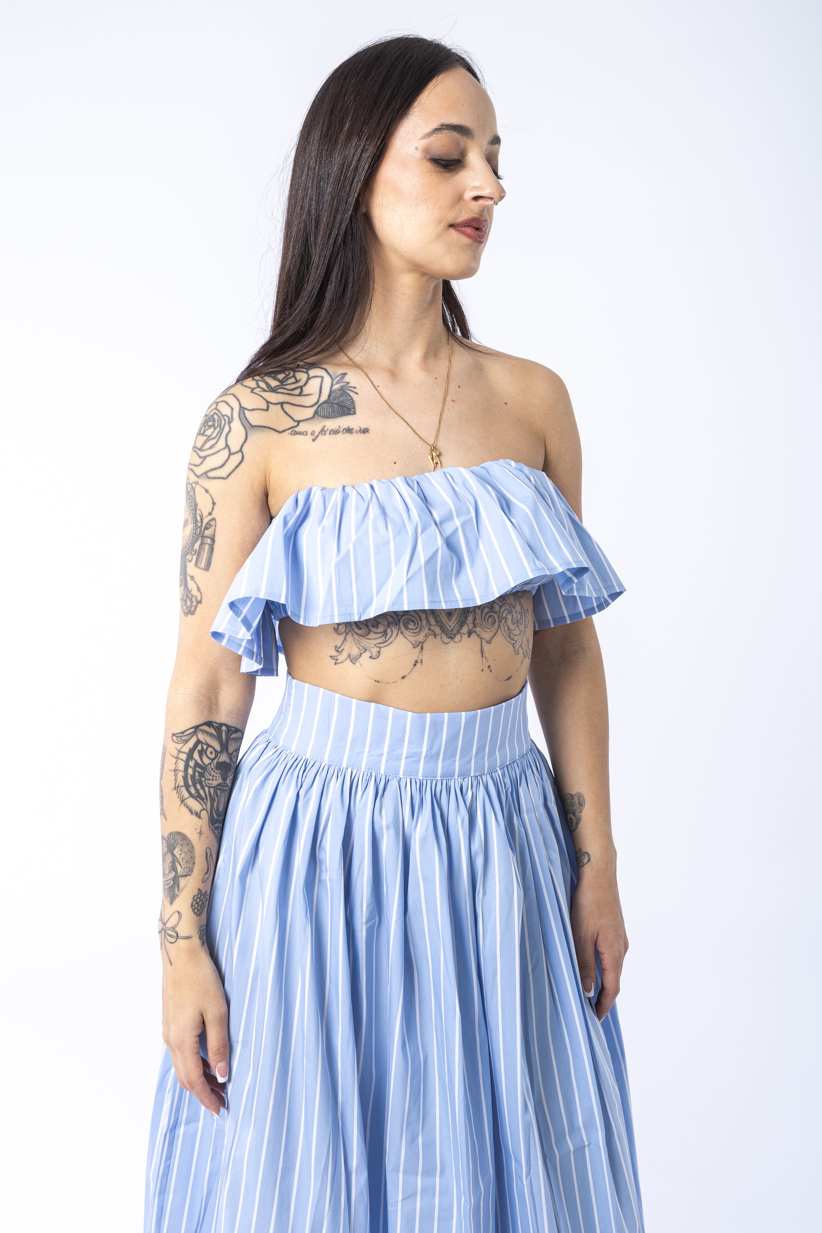Coordinato Margherita Mazzei a righe
