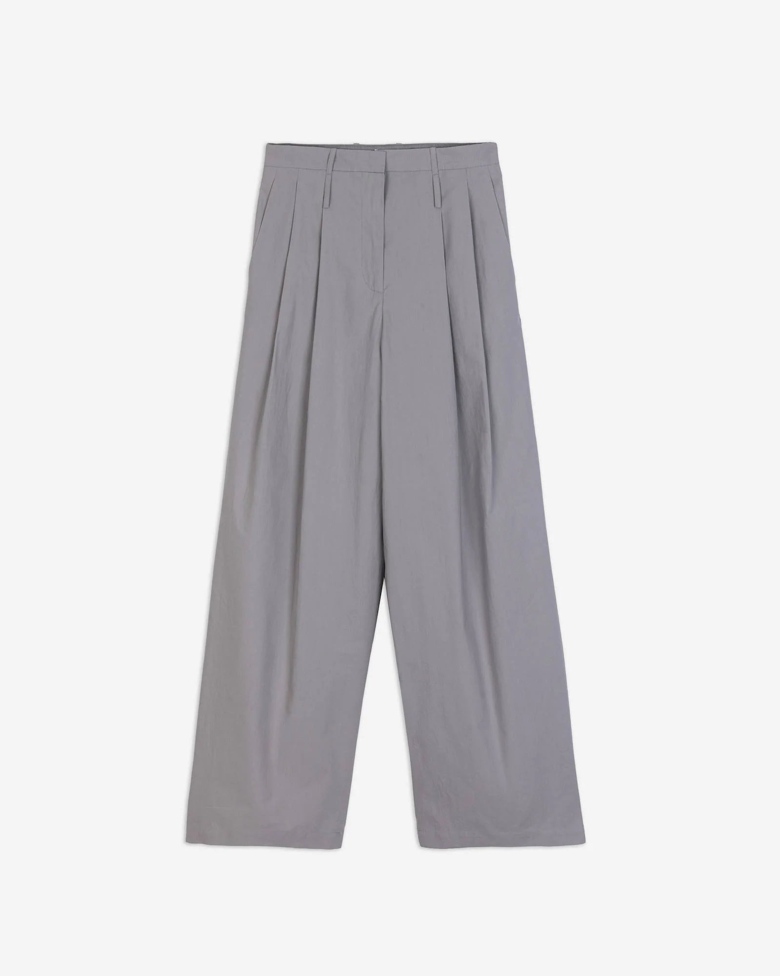 Pantalone in popeline con pinces Alysi
