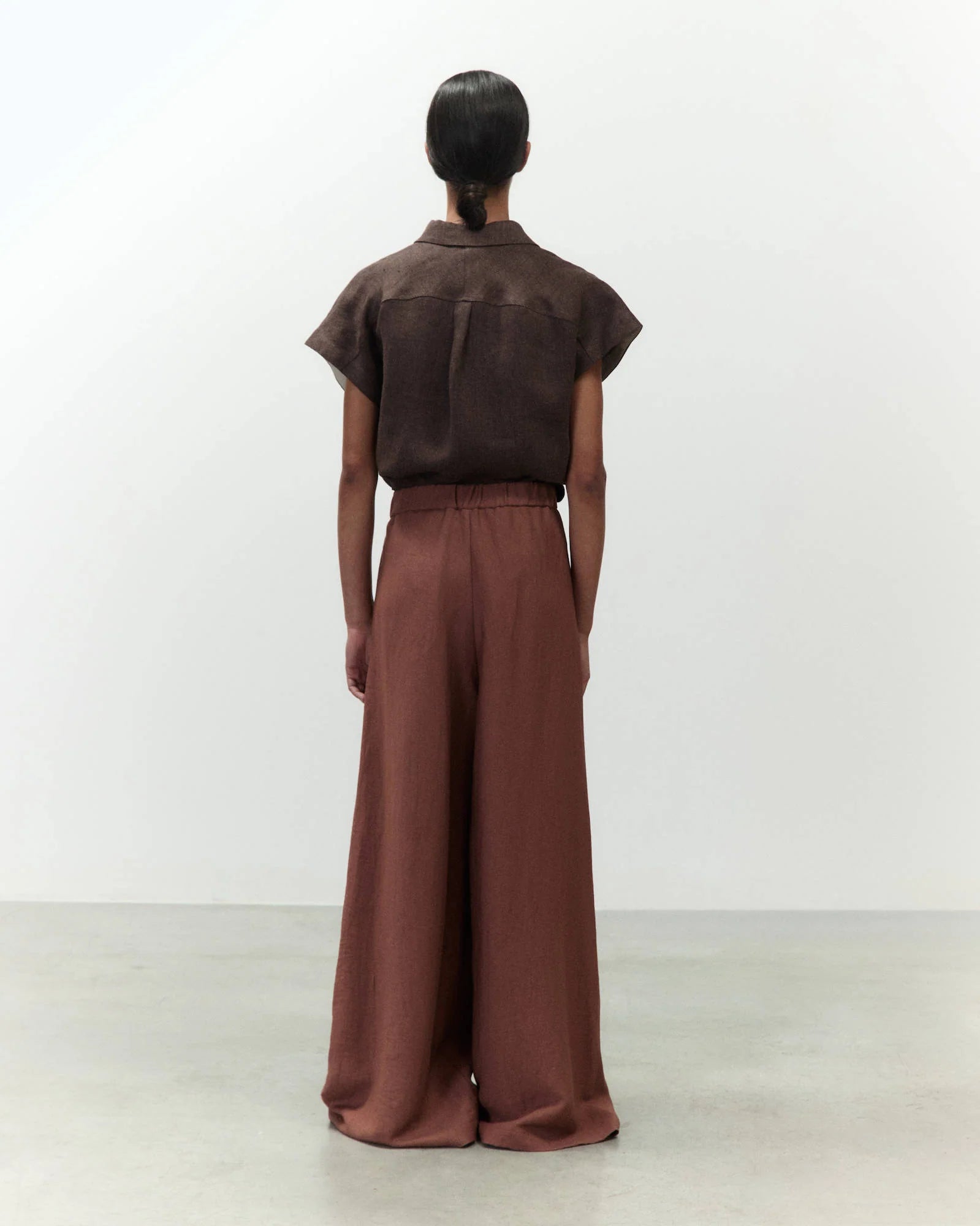 Pantalone in lino drappegiato Alysi